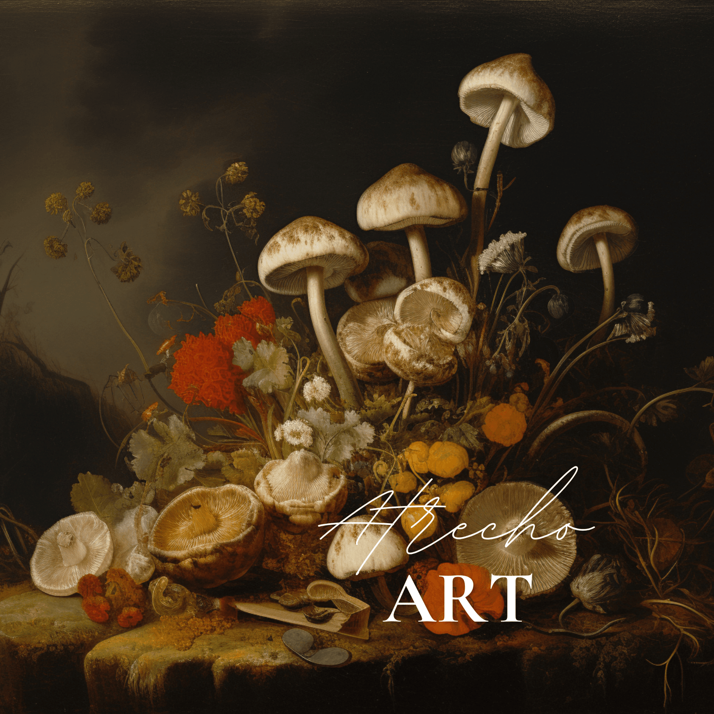 MUSHROOMS | Printed Artwork | TR29 - Atrecho Art