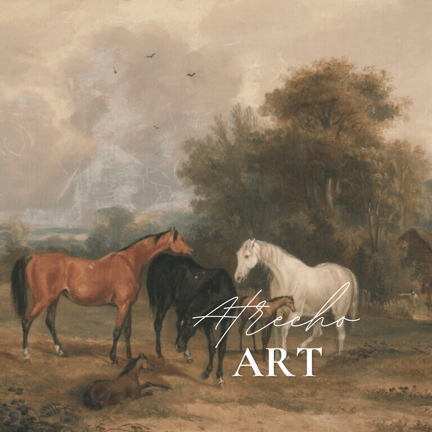 CHEVAUX | Oeuvre imprimée | AN84