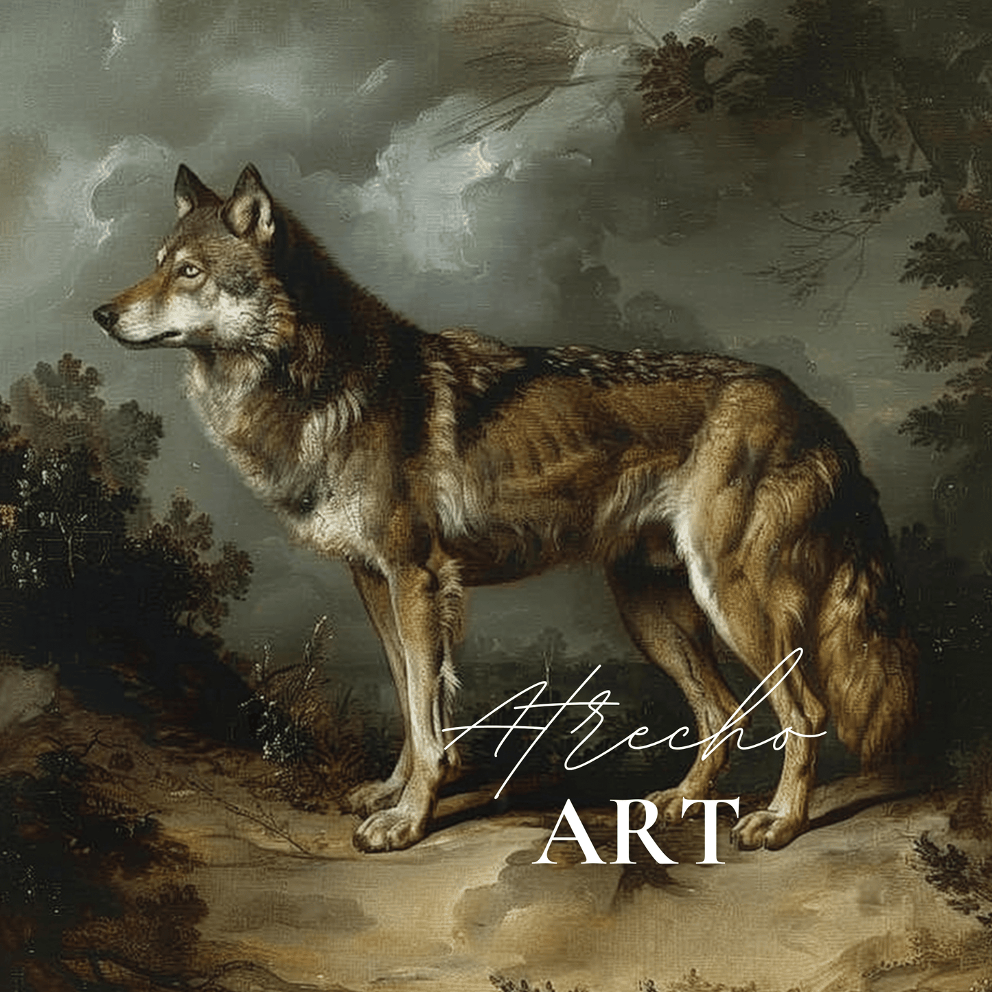 IBERIAN WOLF | Printed Artwork | AN04