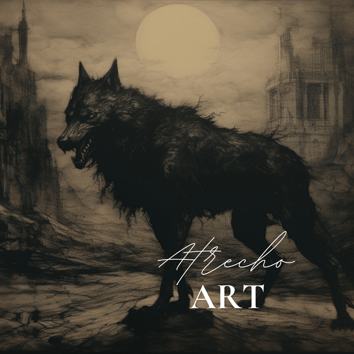 WOLF | Printed Artwork | AN61