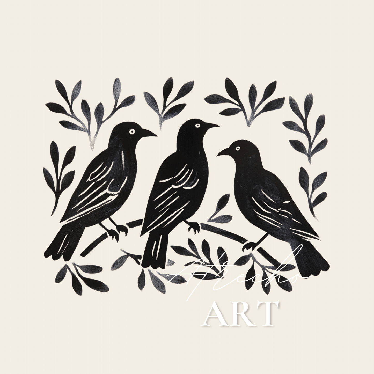 RAVENS | Printed Artwork | AN42