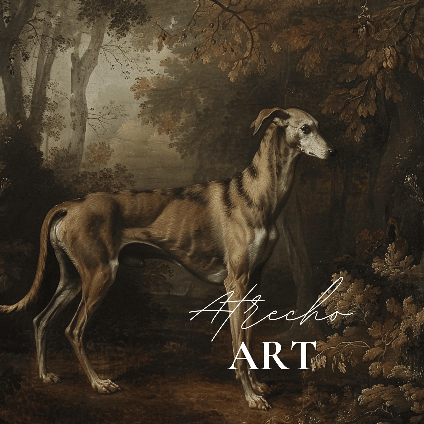 GALGO ESPANOL | Printed Artwork | AN82