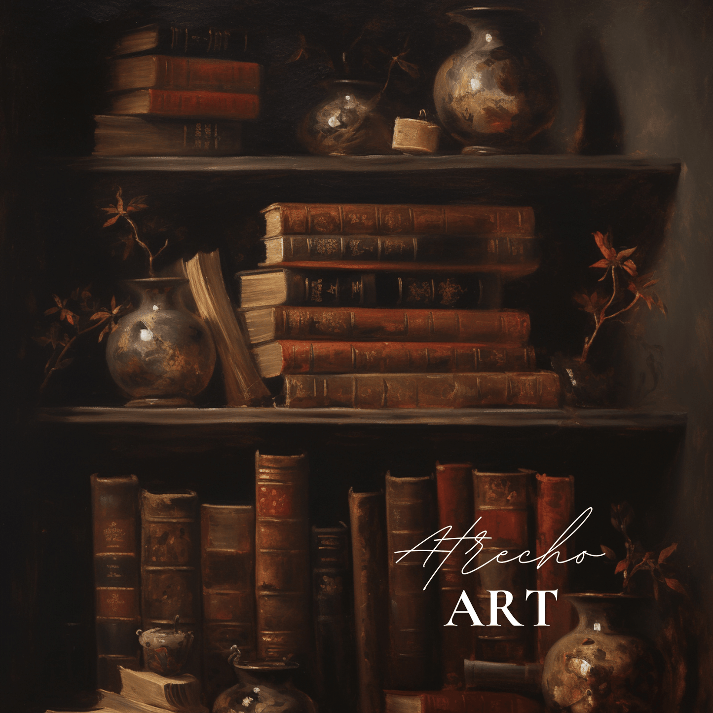 BOOKSHELF | Printed Artwork | SL19