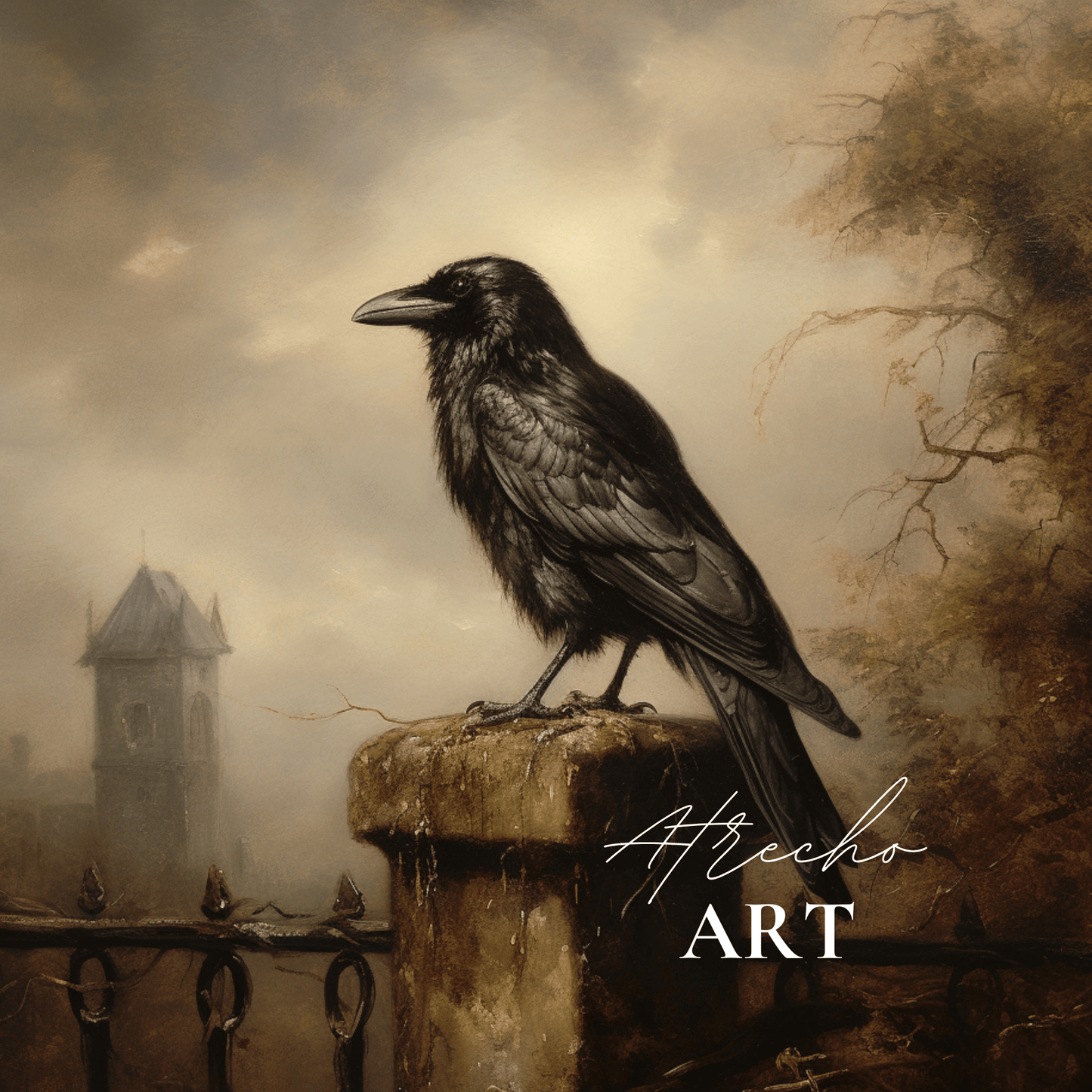 RAVEN | Printed Artwork | AN56