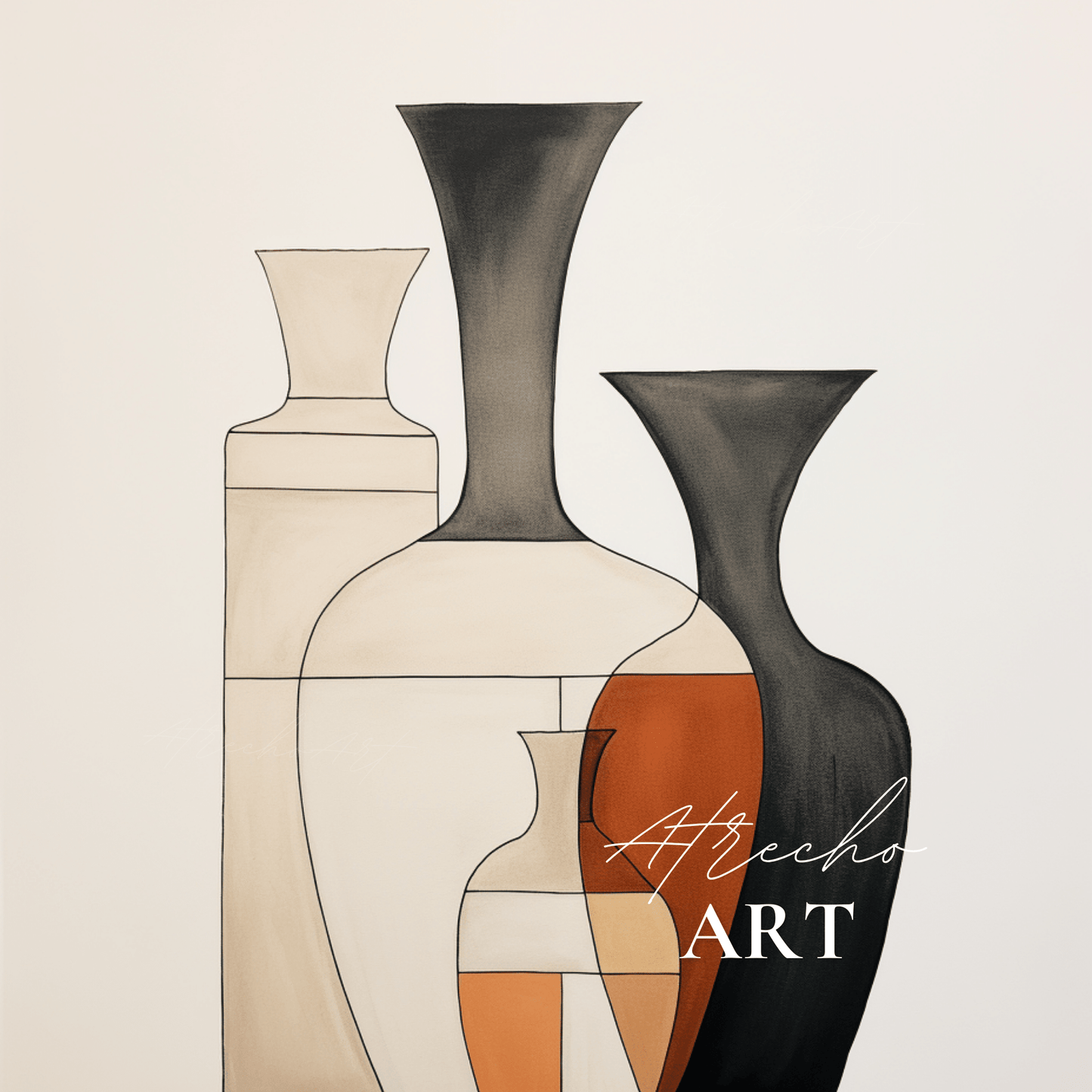ABSTRACT URNS | Printed Artwork | AB12