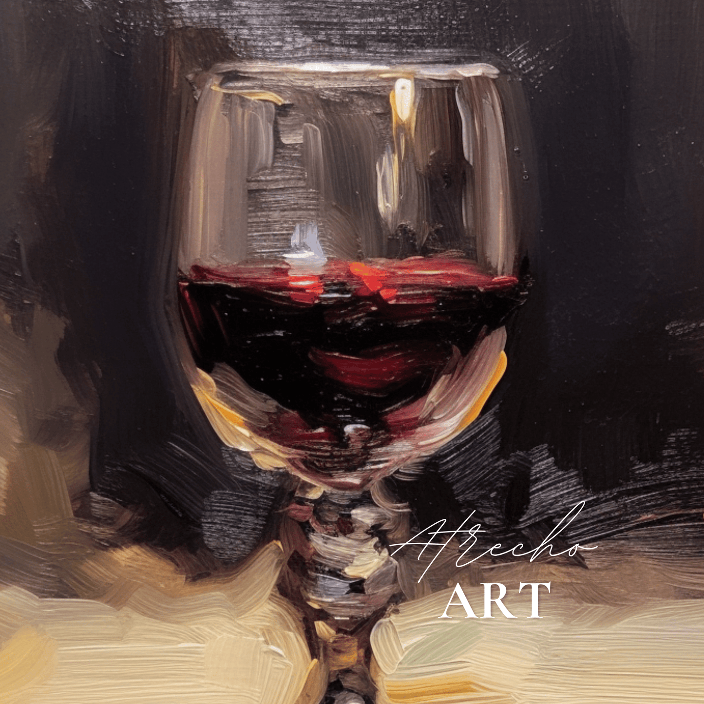 WINE GLASS | Printed Artwork | SL53