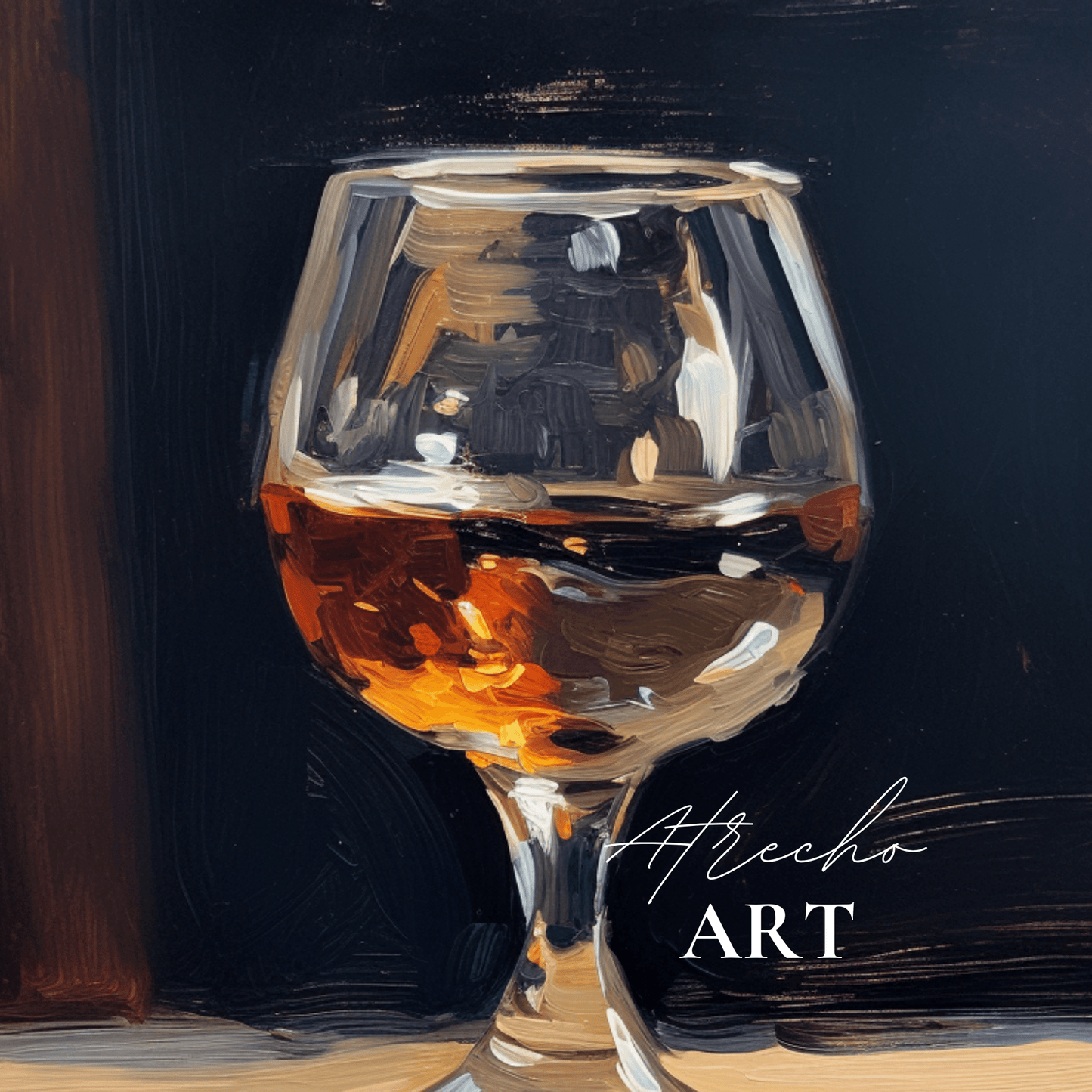 BRANDY GLASS | Printed Artwork | SL16