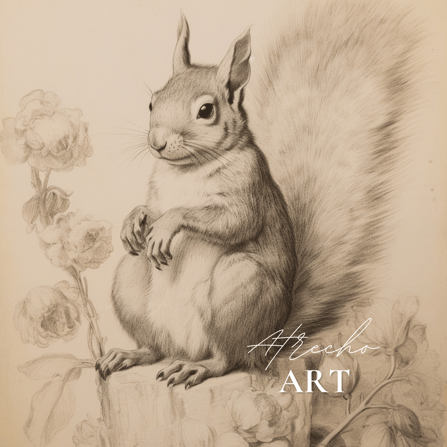 SQUIRREL | Printed Artwork | AN46