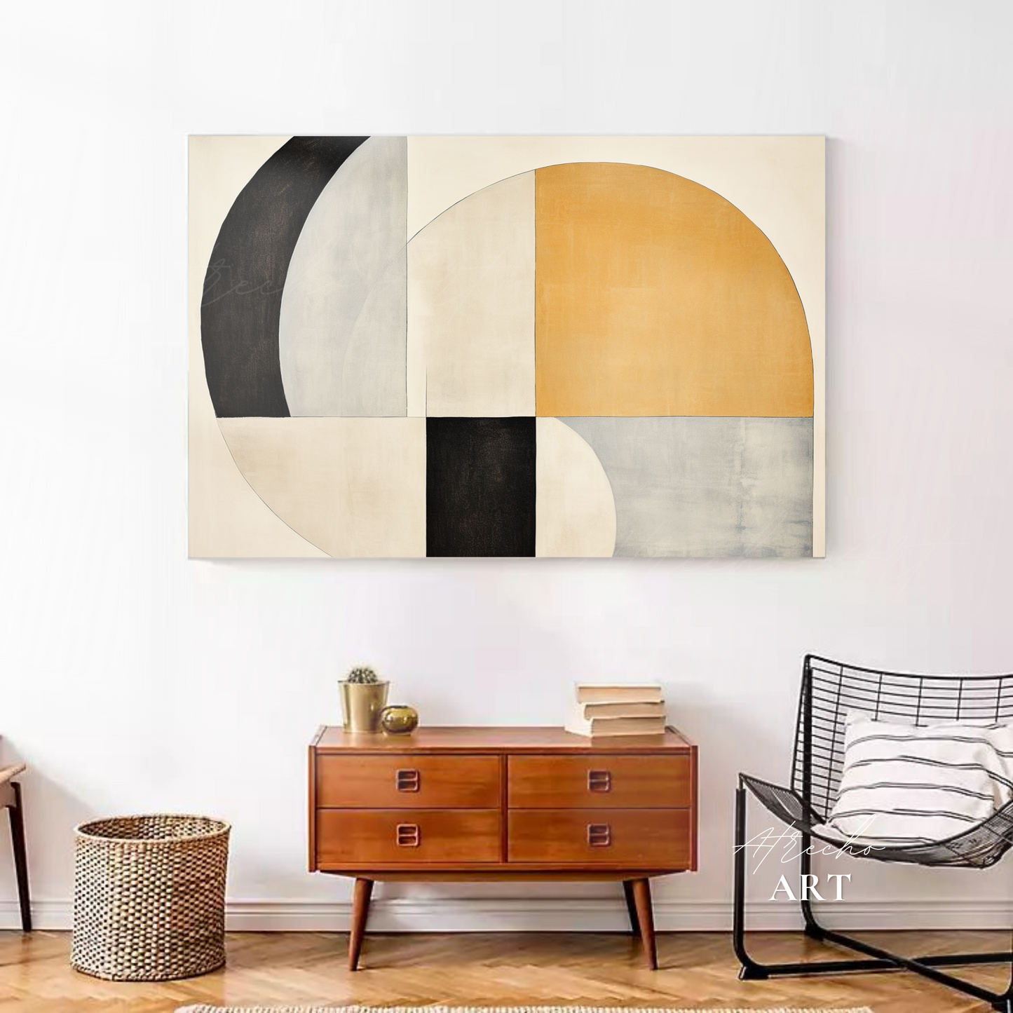 ABSTRACT ARCHES | Matte Canvas Artwork | AB03