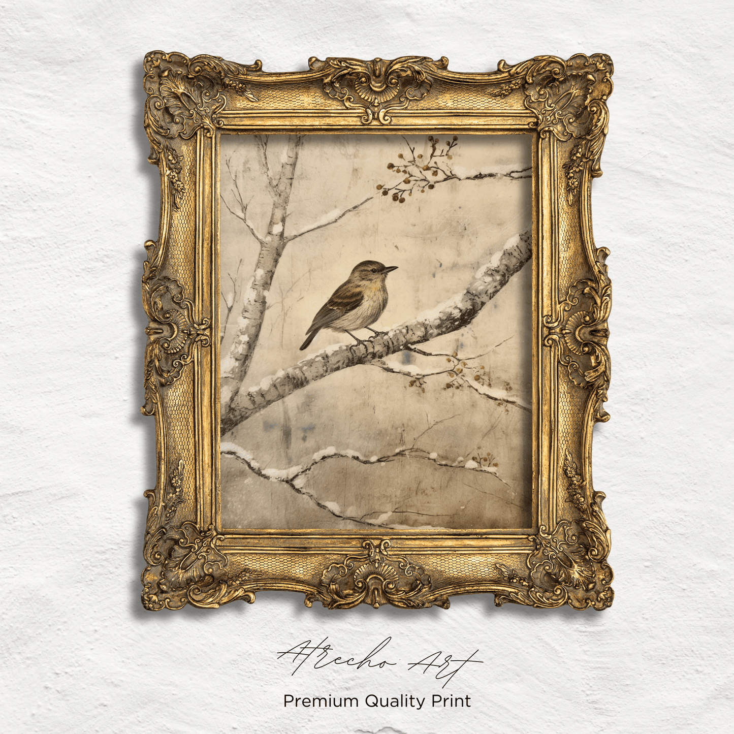 WINTER BIRD | Printed Artwork | AN66