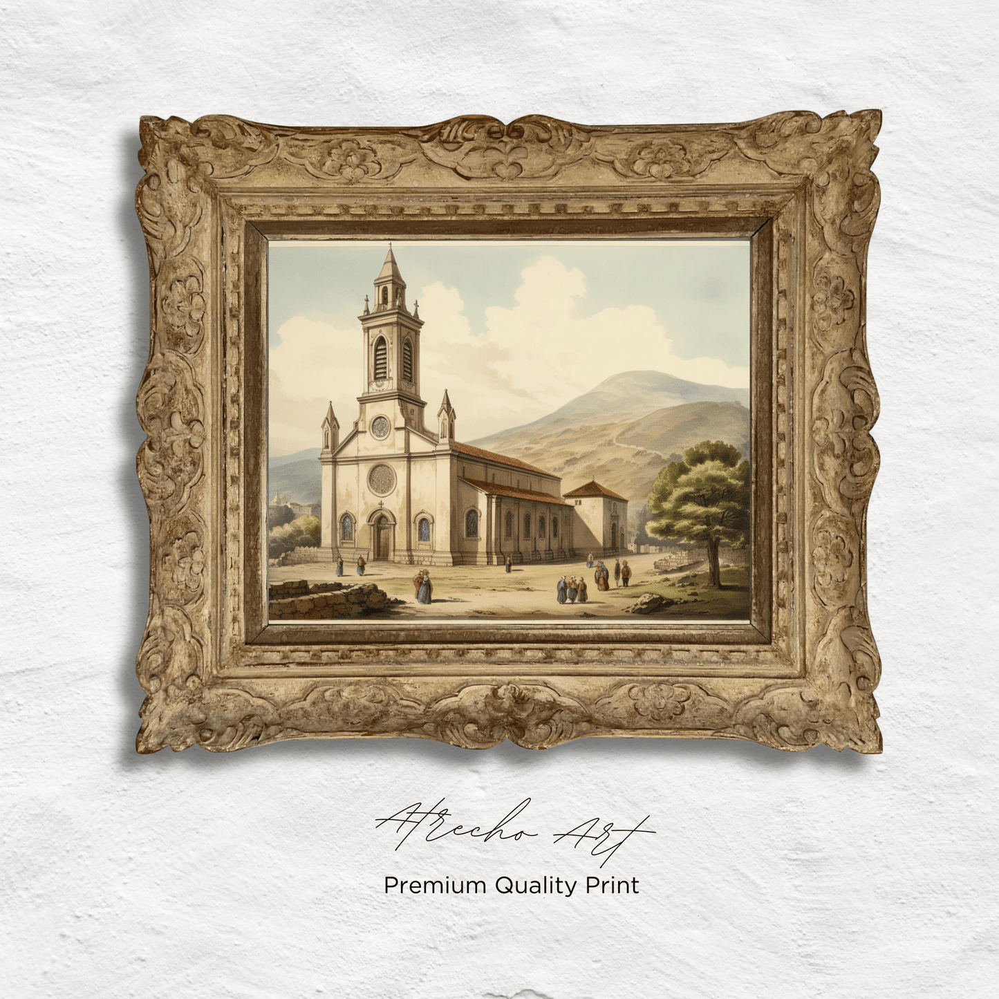 CHURCH SKETCH | Printed Artwork | RE23