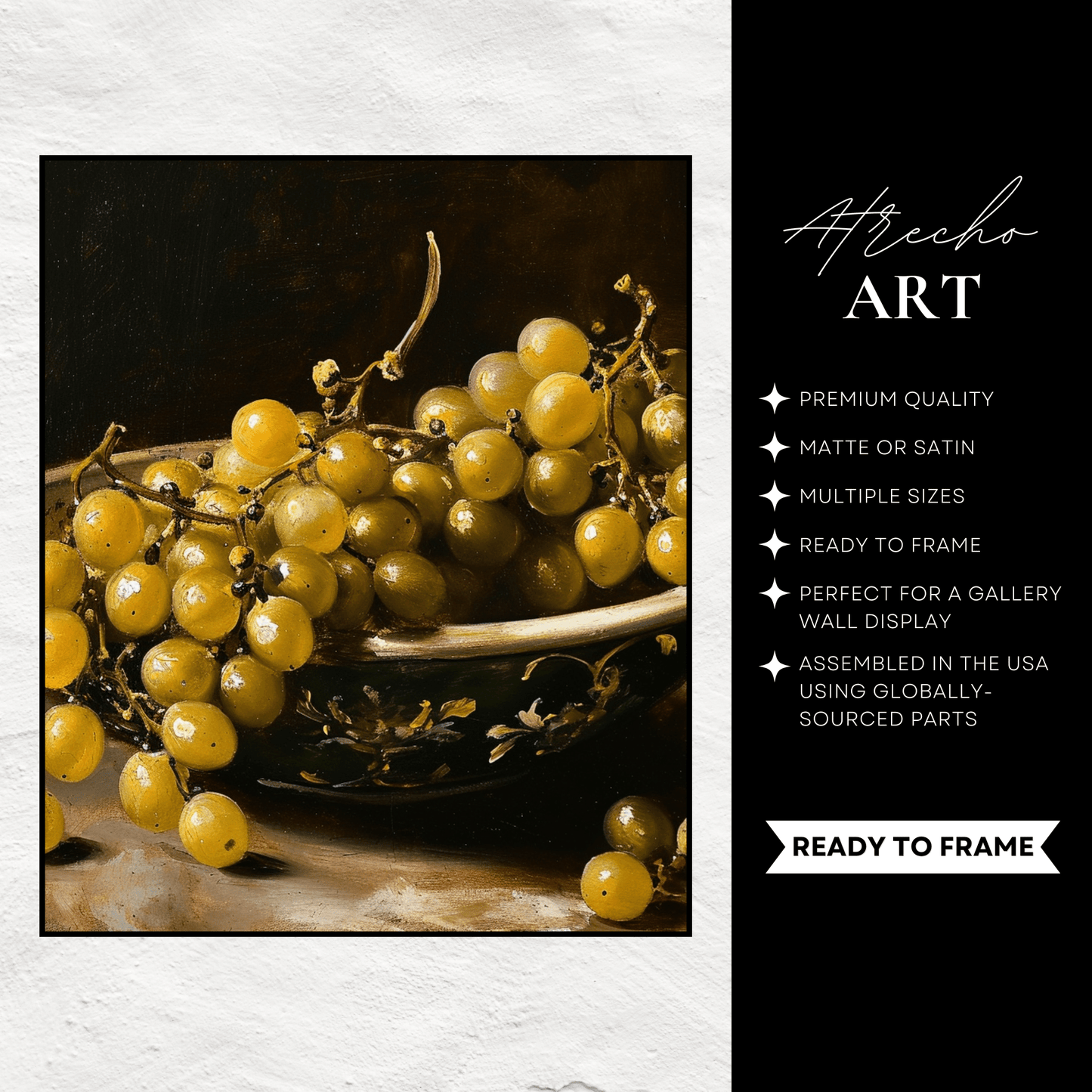 GREEN GRAPES | Printed Artwork | FV20