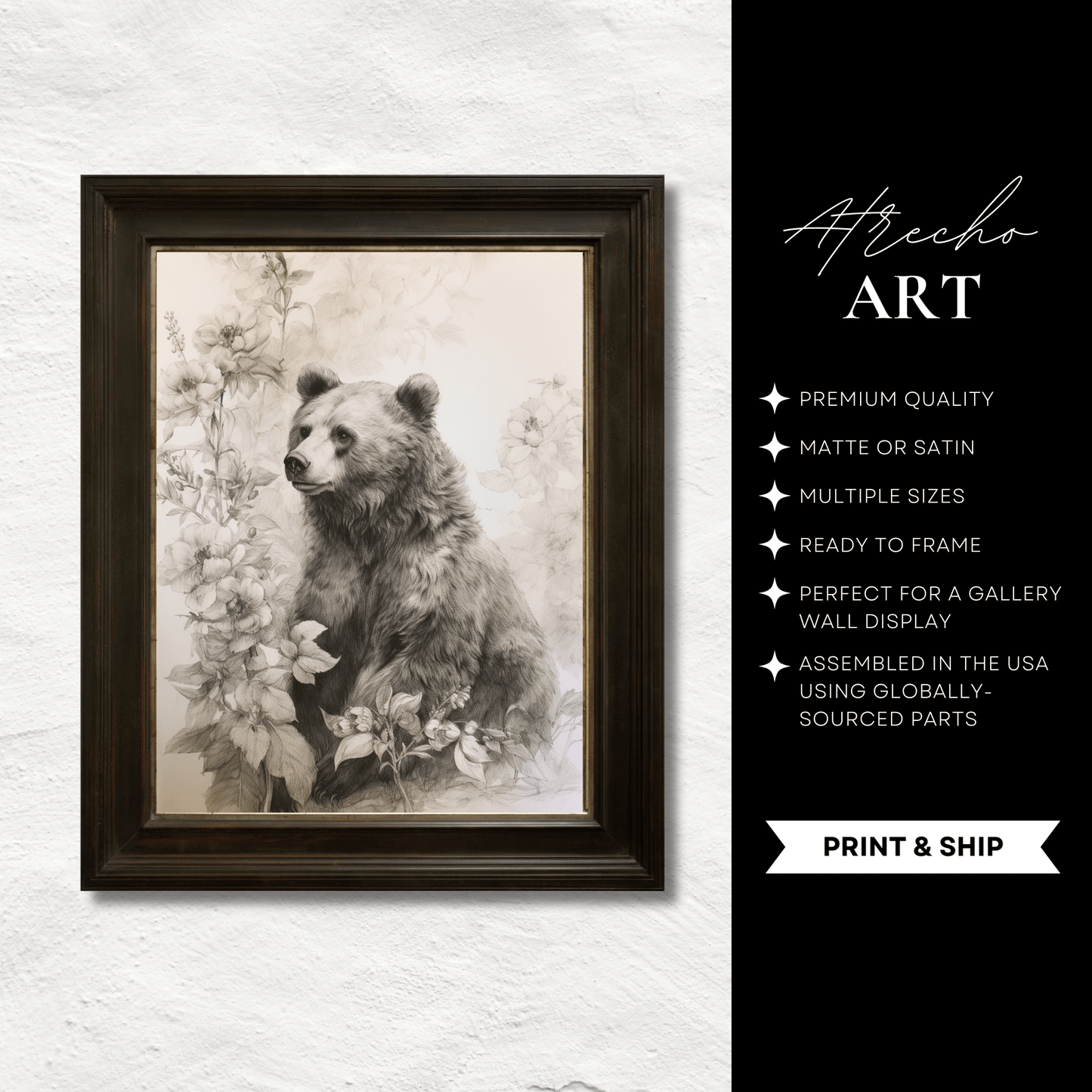 BEAR | Printed Artwork | AN06