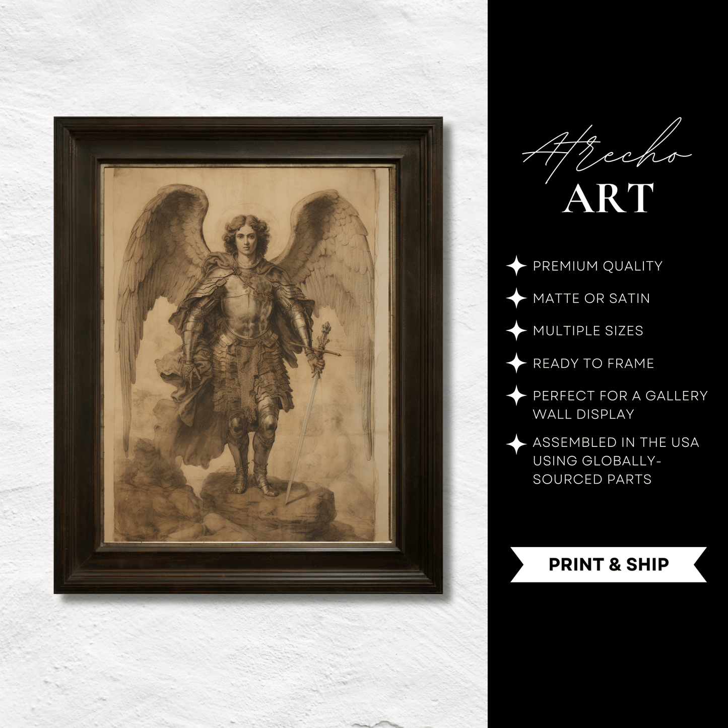 ARCHANGEL MICHAEL | Printed Artwork | RE07