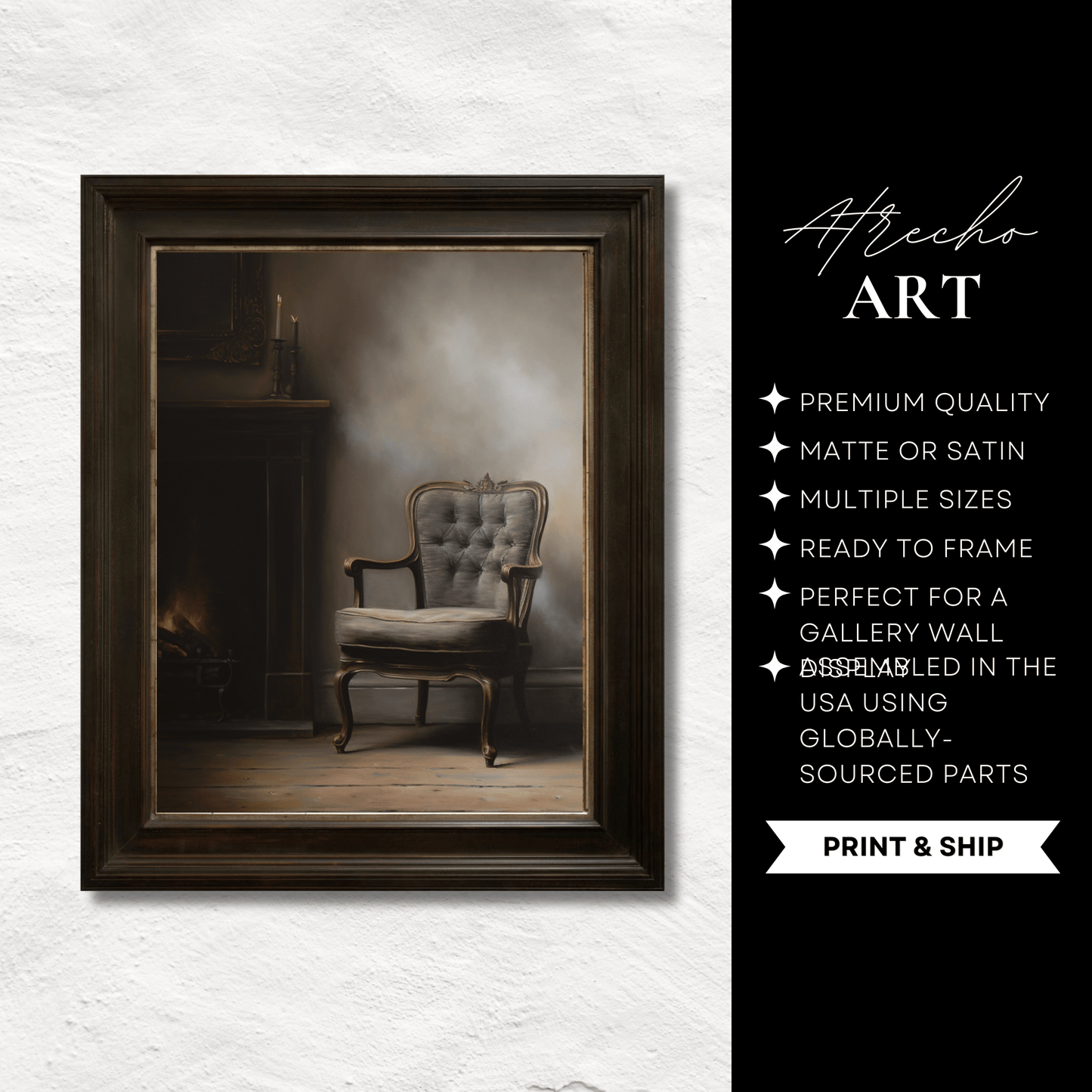 VINTAGE CHAIR | Printed Artwork | SL14