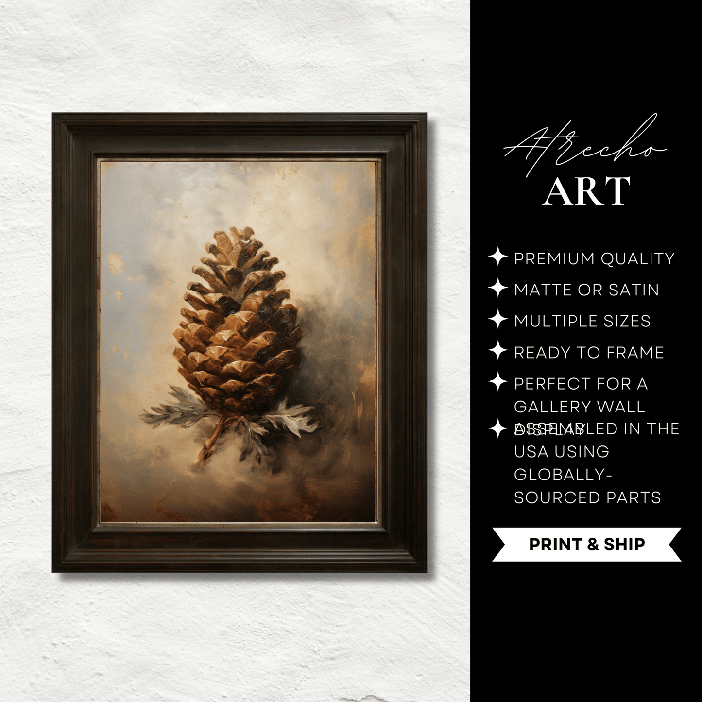 PINECONE | Printed Artwork | TR13