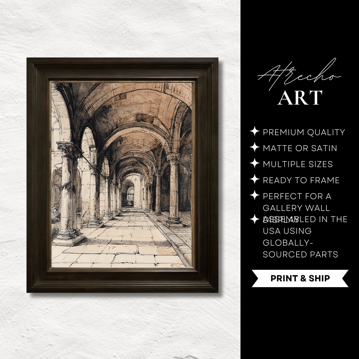 ARCHES SKETCH | Printed Artwork | AR10