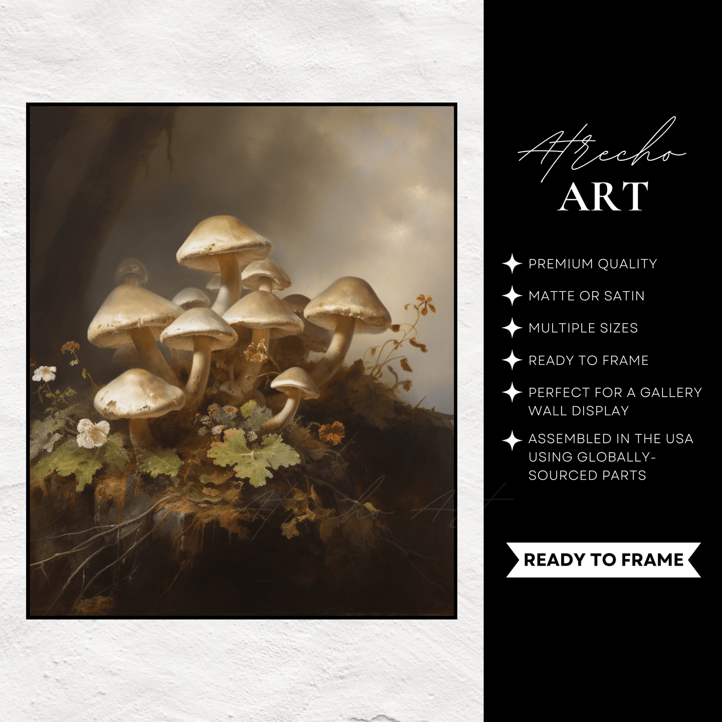 MUSHROOMS | Printed Artwork | TR25