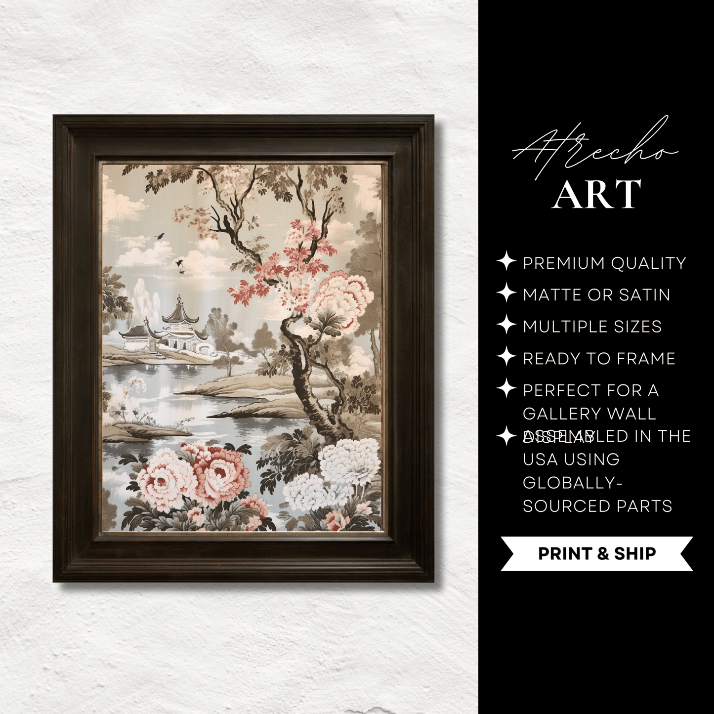 CHINOISERIE | Printed Artwork | TE03