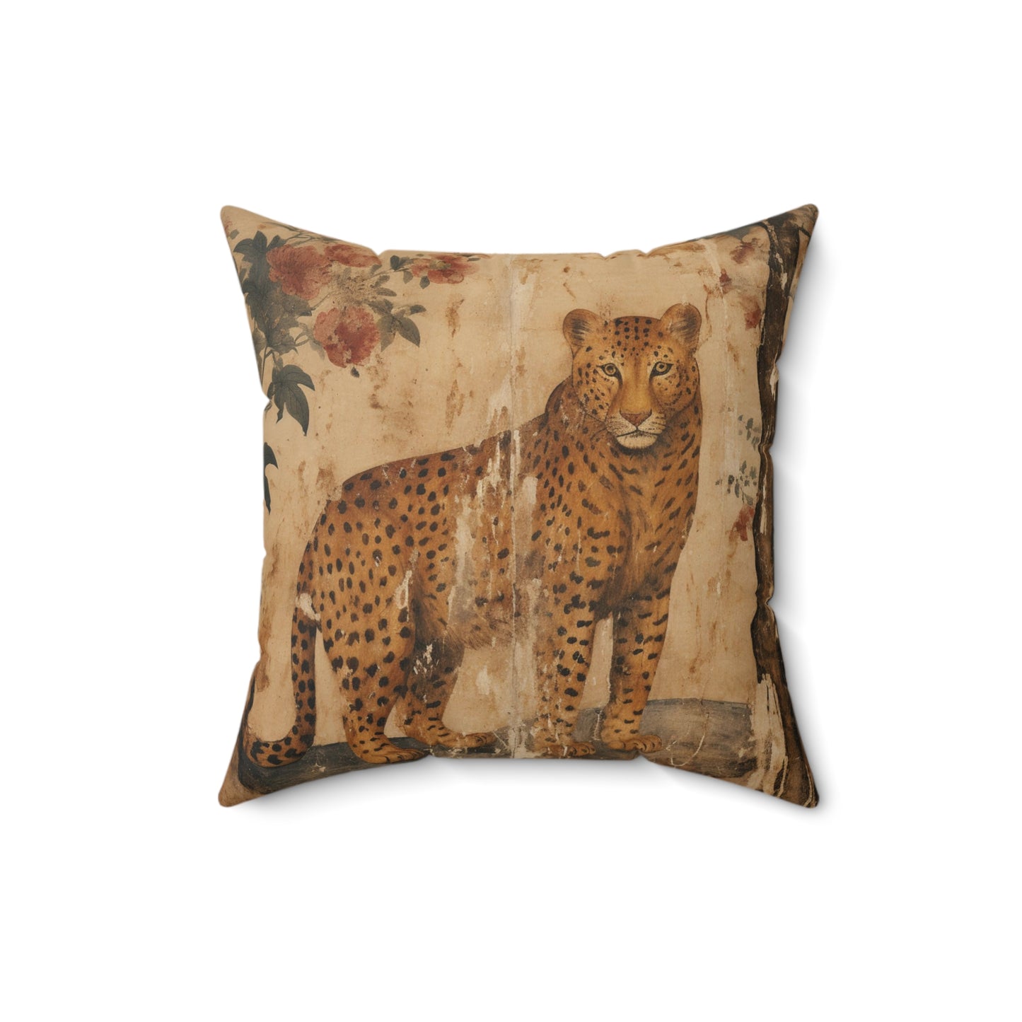 Leopard Square Pillow in Four Sizes