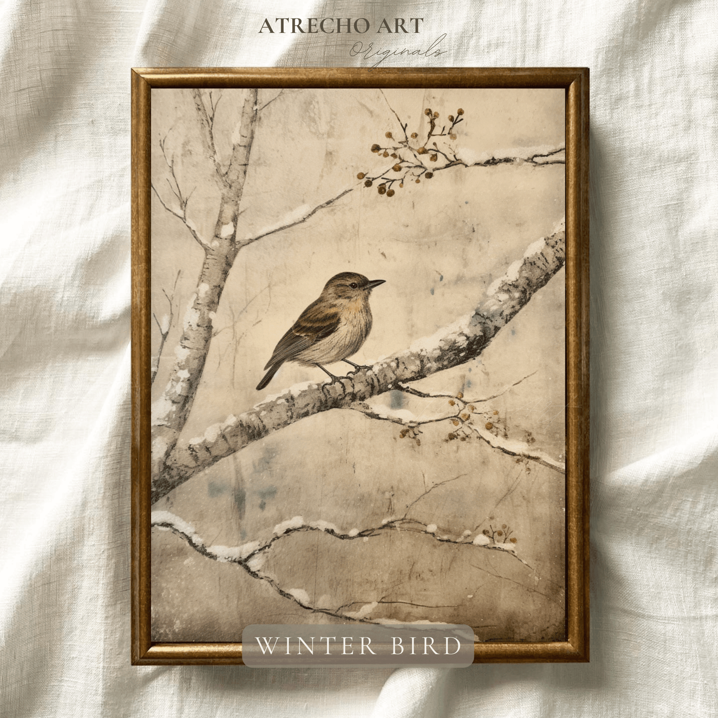 WINTER BIRD | Printed Artwork | AN66