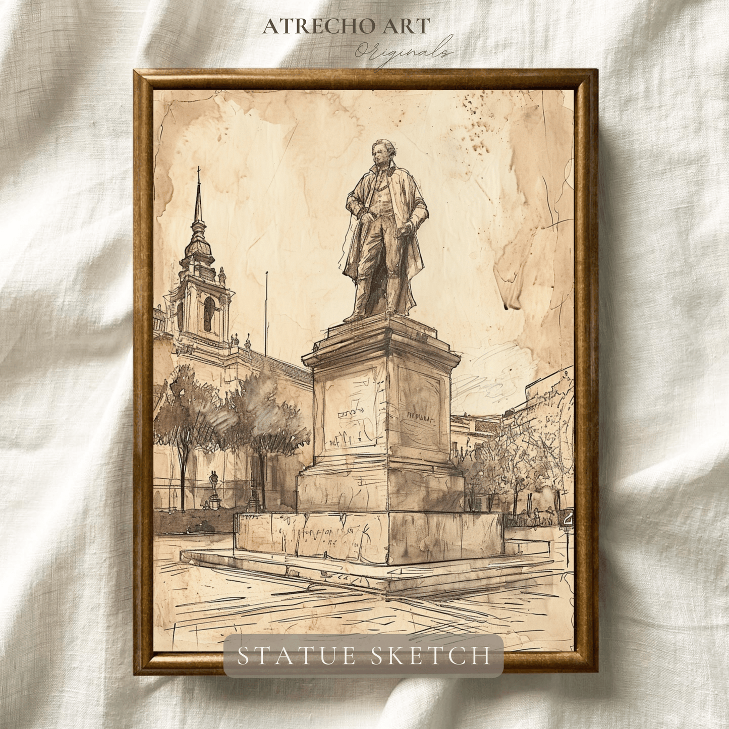 STATUE SKETCH | Printed Artwork | AR14