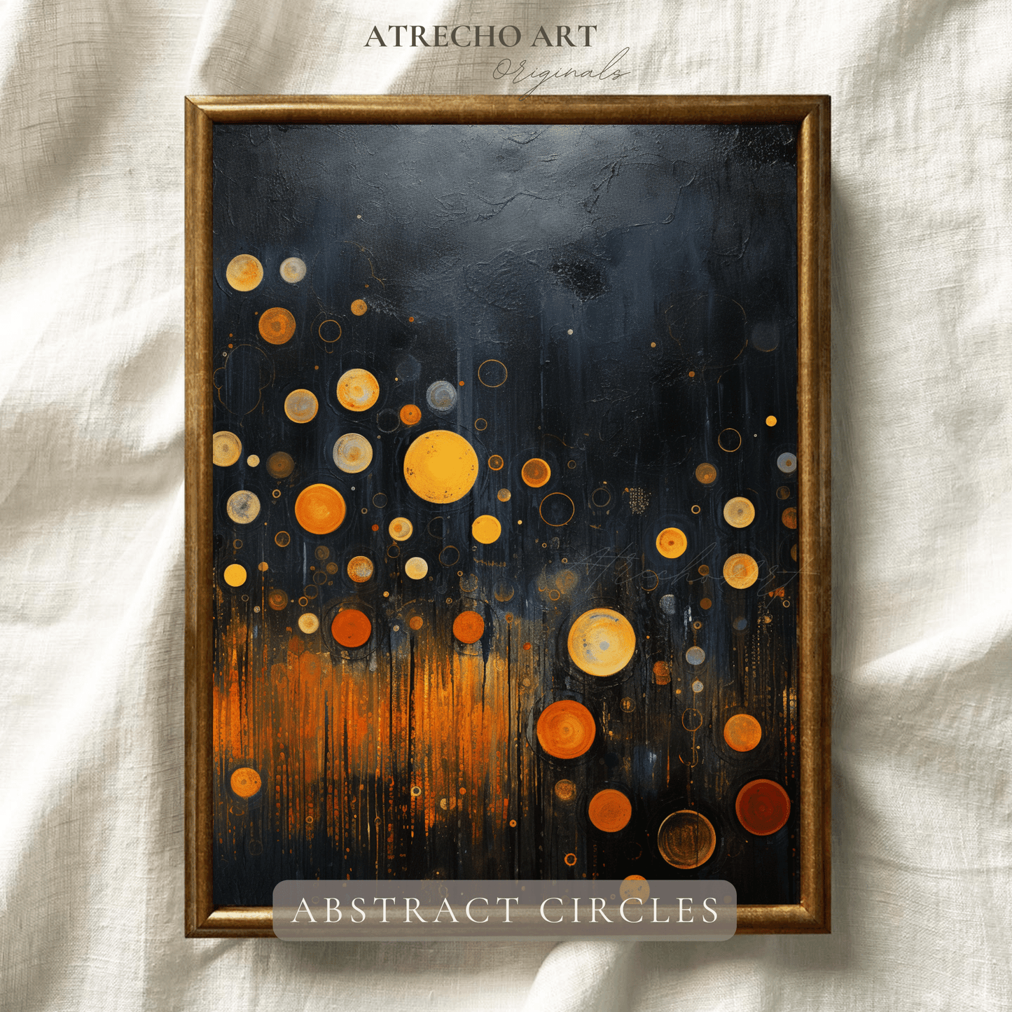 ABSTRACT CIRCLES | Printed Artwork | AB39