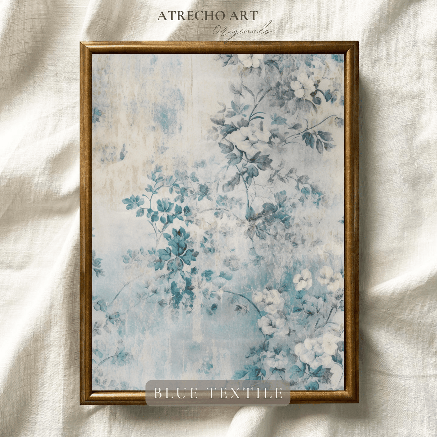 BLUE TEXTILE | Printed Artwork | TE16