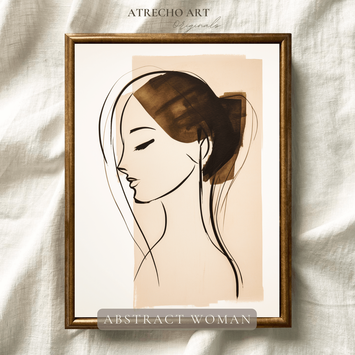 ABSTRACT WOMAN | Printed Artwork | AB14