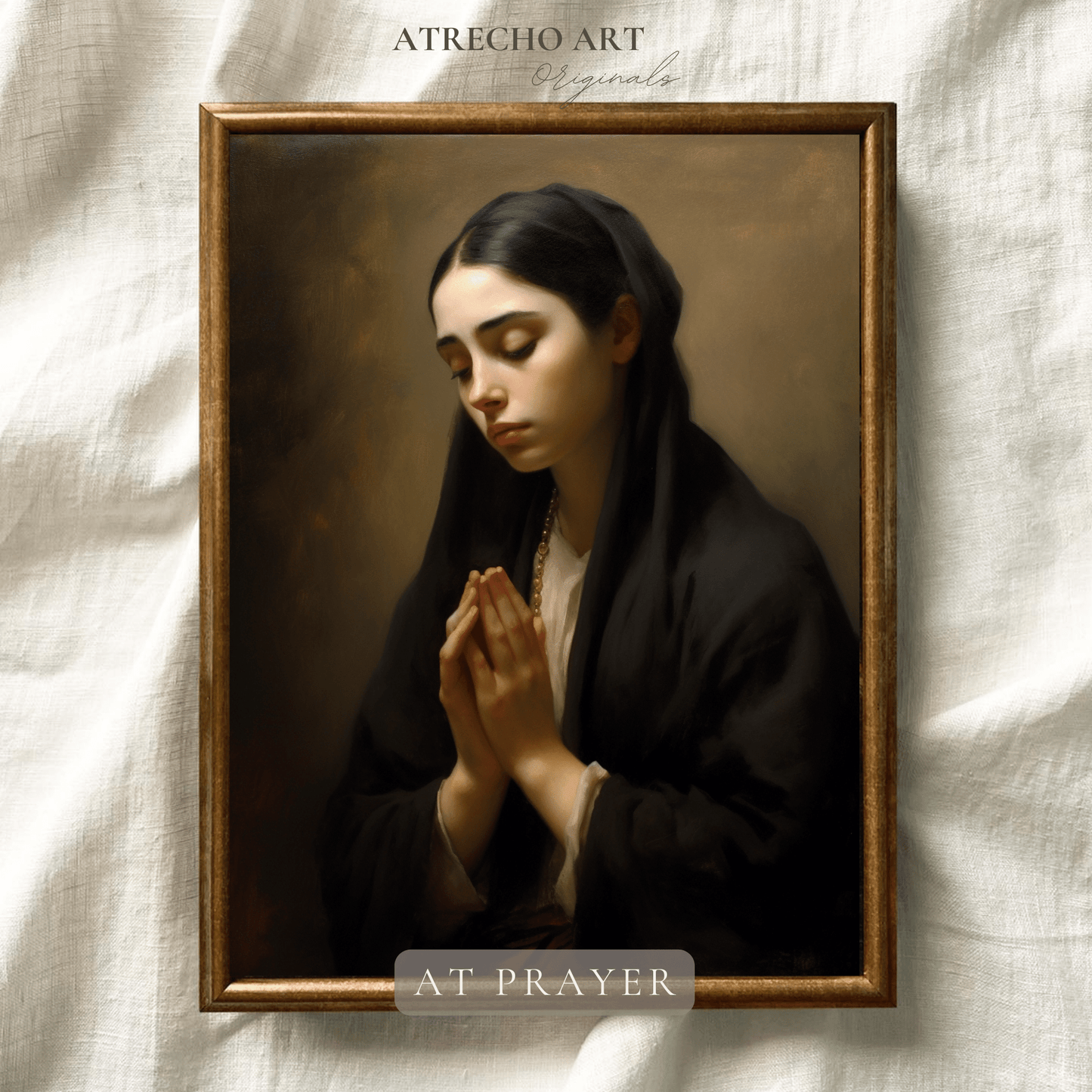 AT PRAYER | Printed Artwork | RE13