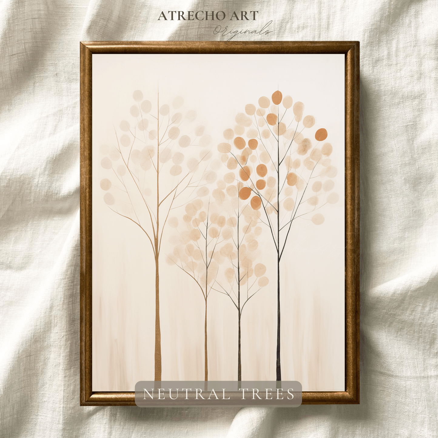 NEUTRAL TREES | Printed Artwork | AB26