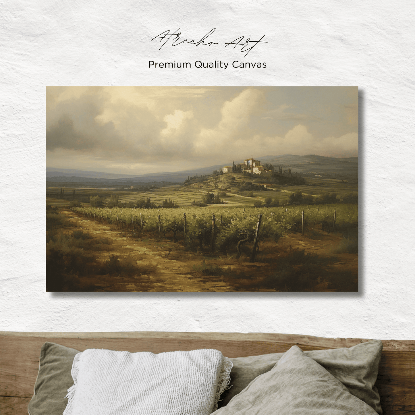 VINEYARD | Matte Canvas Artwork | L075