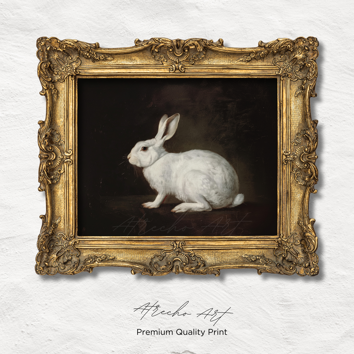 WHITE RABBIT | Printed Artwork | AN88