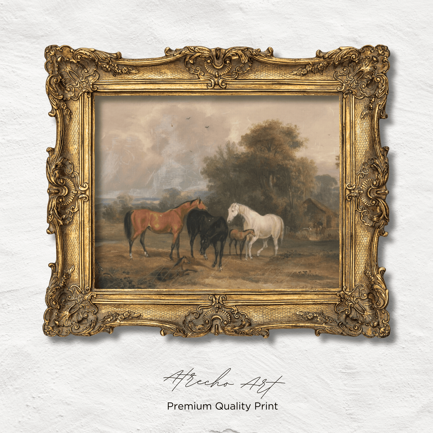 CHEVAUX | Oeuvre imprimée | AN84