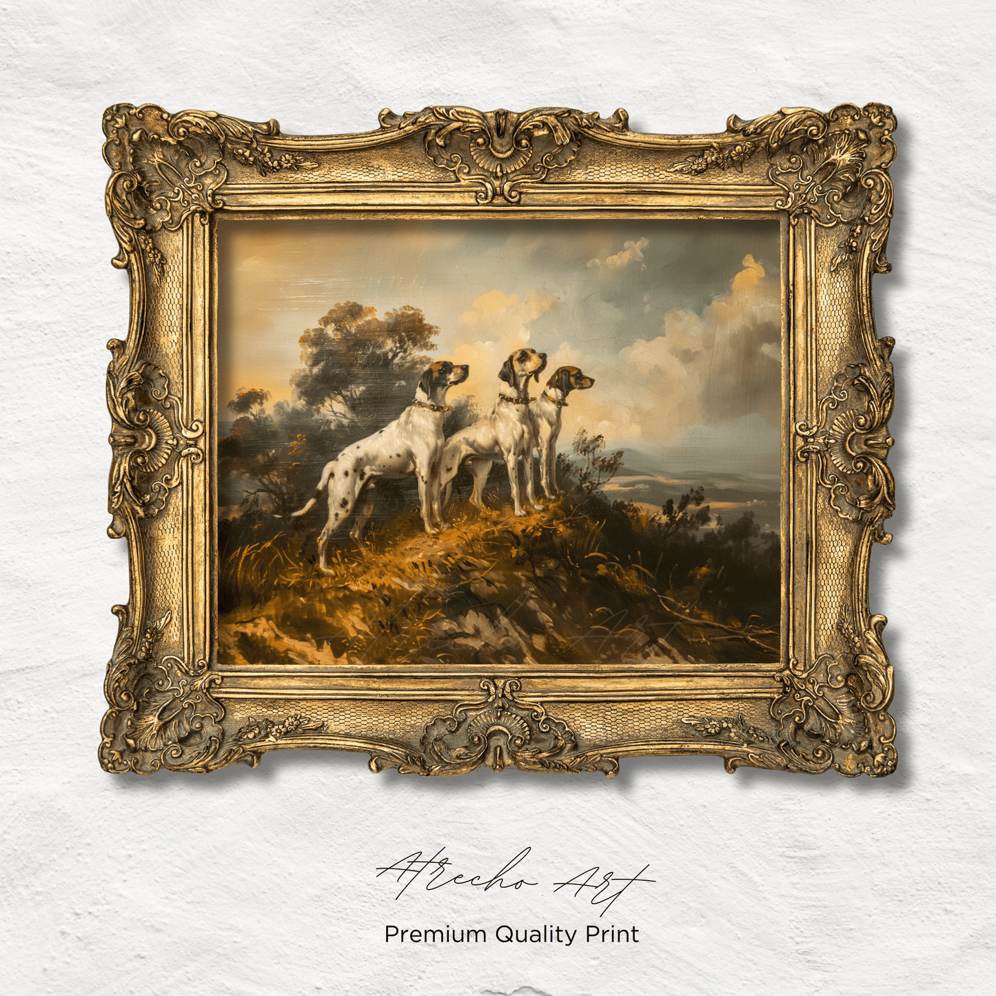 HUNTING DOGS | Printed Artwork | AN87