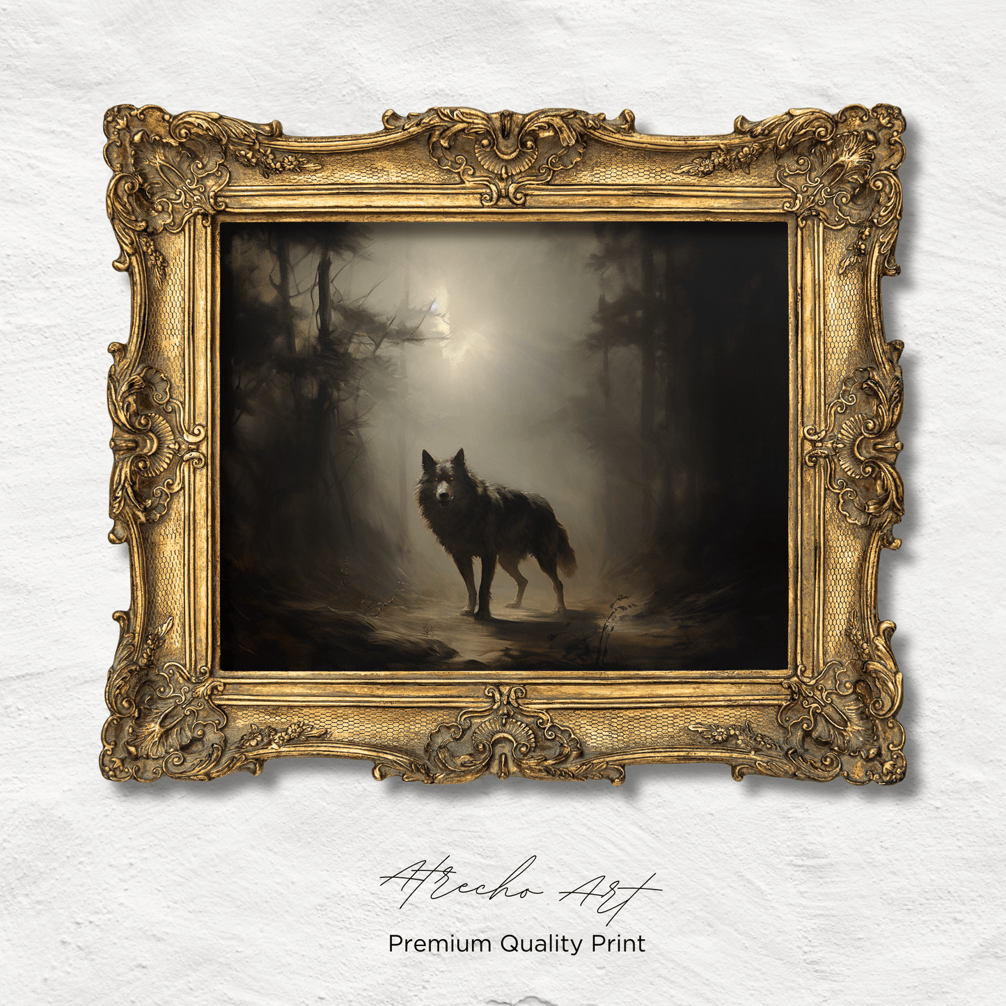 MENACING WOLF | Printed Artwork | AN21