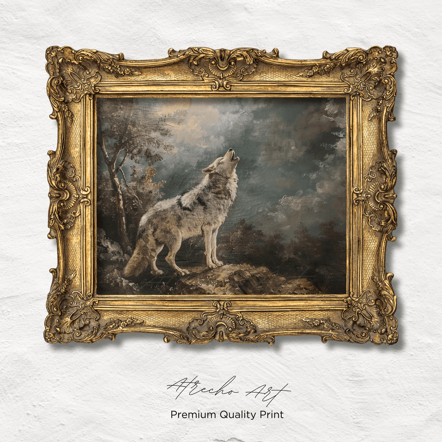 HOWLING WOLF | Printed Artwork | AN86