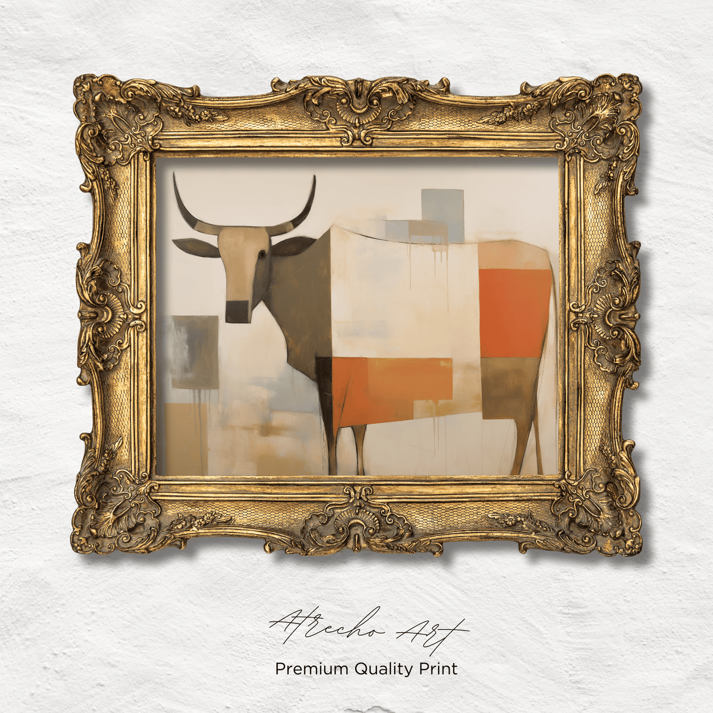 ABSTRACT BULL | Printed Artwork | AB22