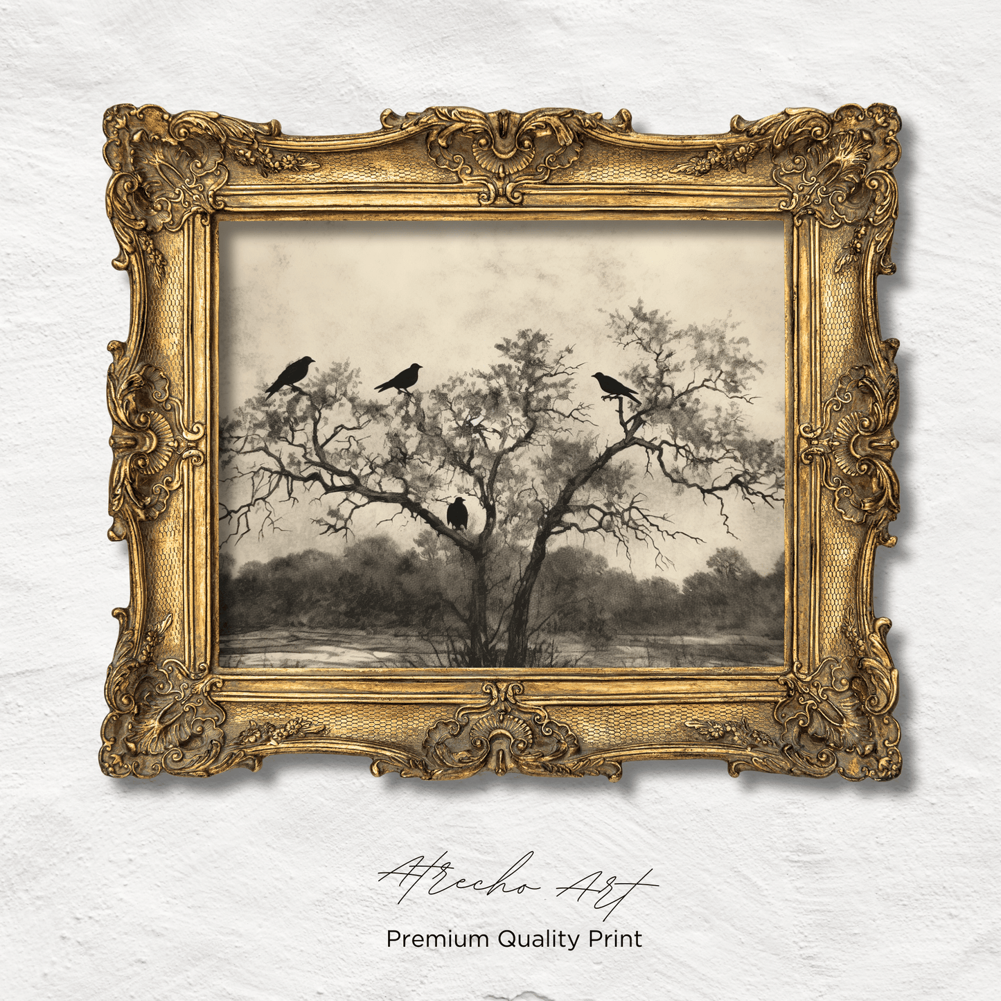 RAVENS IN A TREE | Printed Artwork | AN22