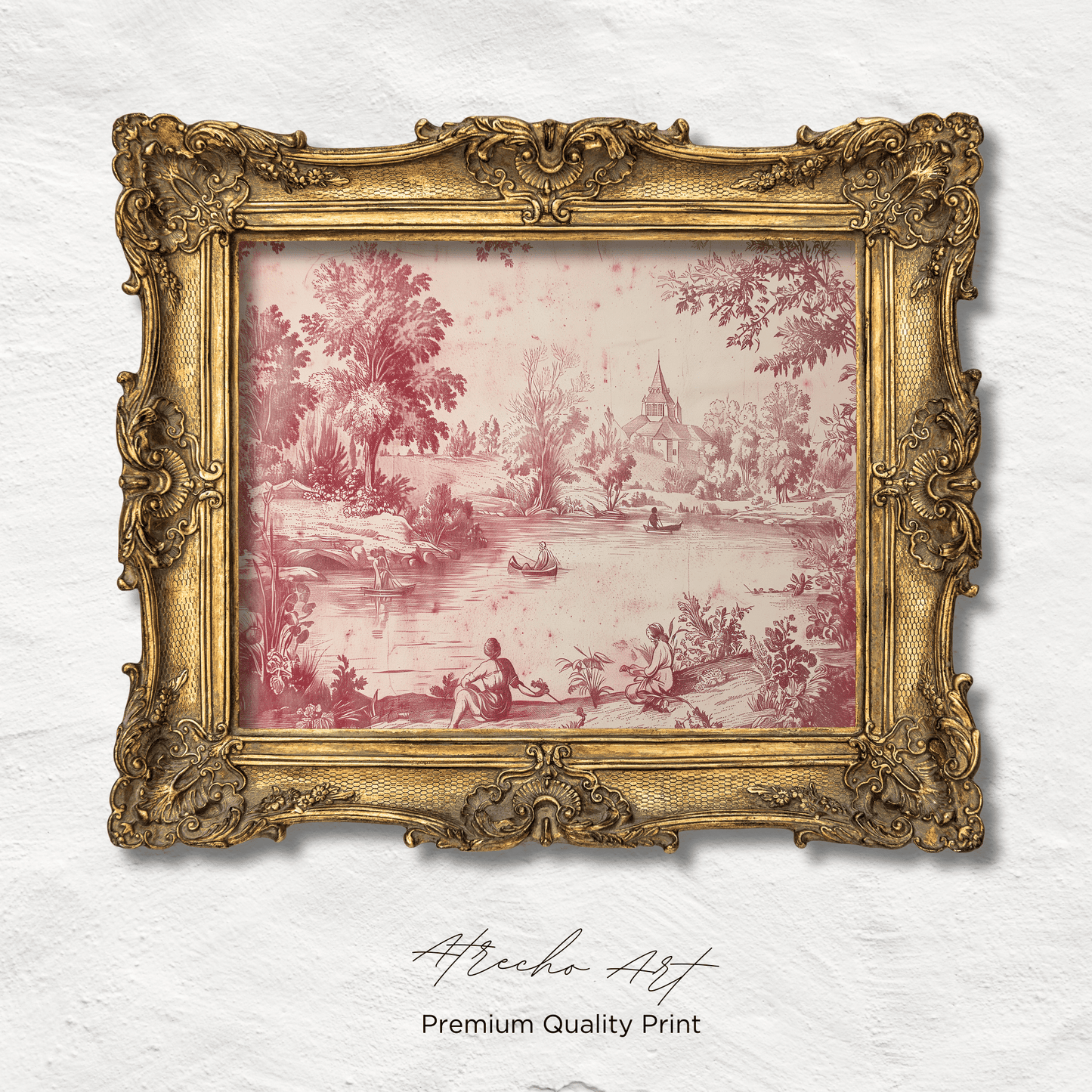 RED TOILE | Printed Artwork | TE26