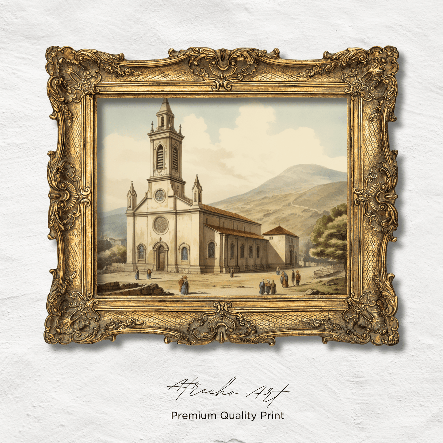 BOCETO DE LA IGLESIA | Obra impresa | RE23