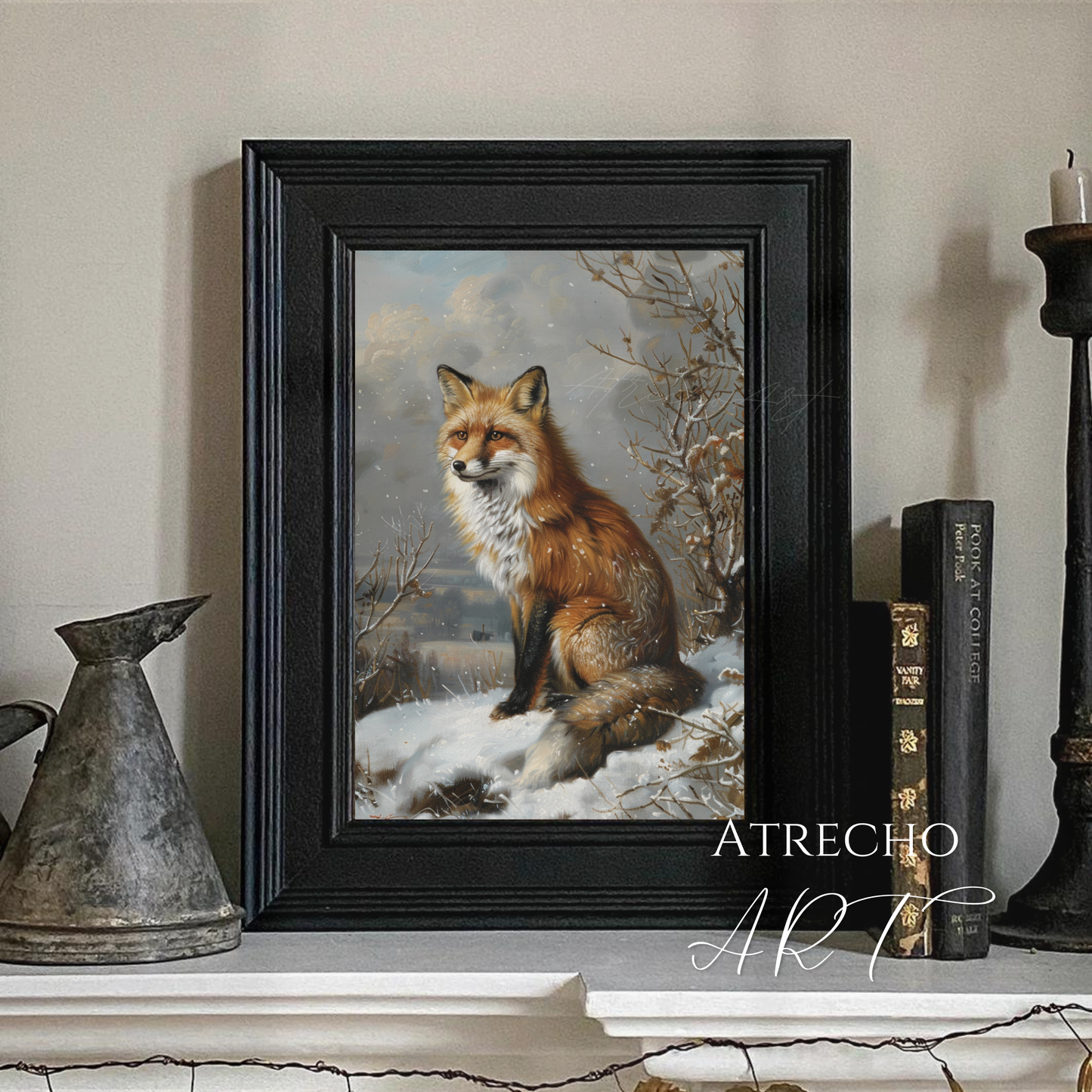 WINTER FOX | Printed Artwork | AN90