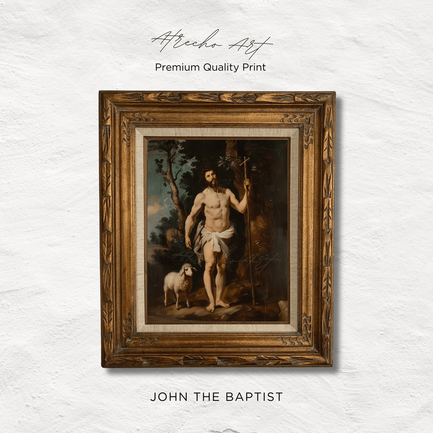 SAINT JOHN THE BAPTIST | Printed Artwork | RE09 - Atrecho Art