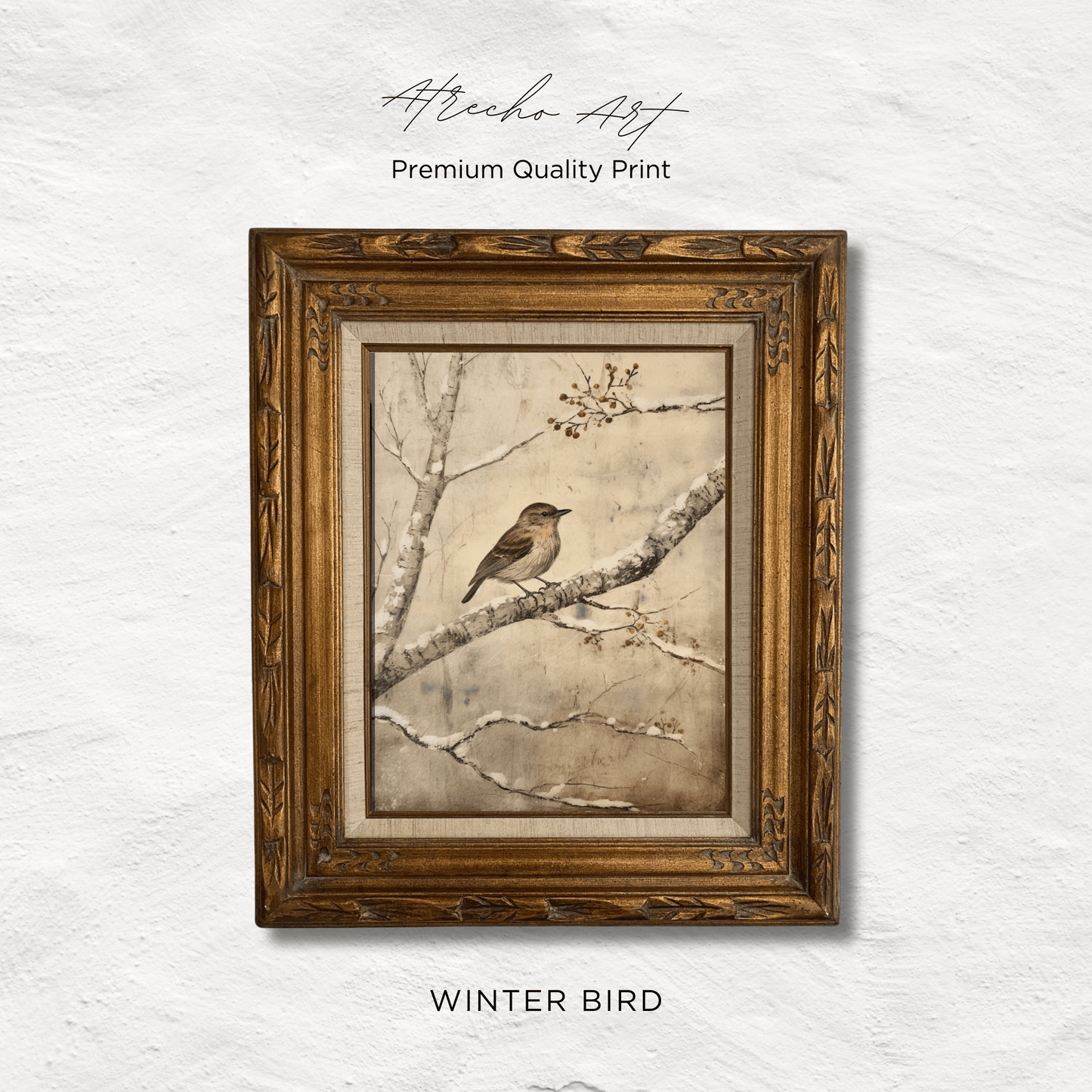 WINTER BIRD | Printed Artwork | AN66