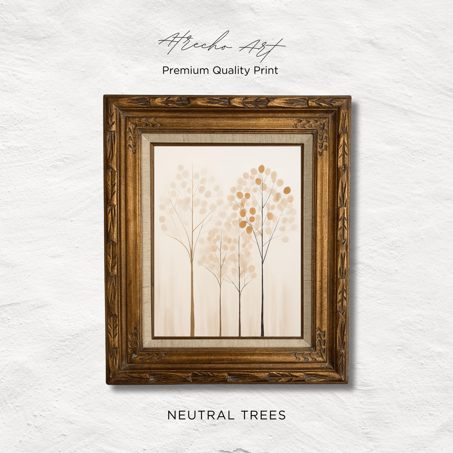 NEUTRAL TREES | Printed Artwork | AB26