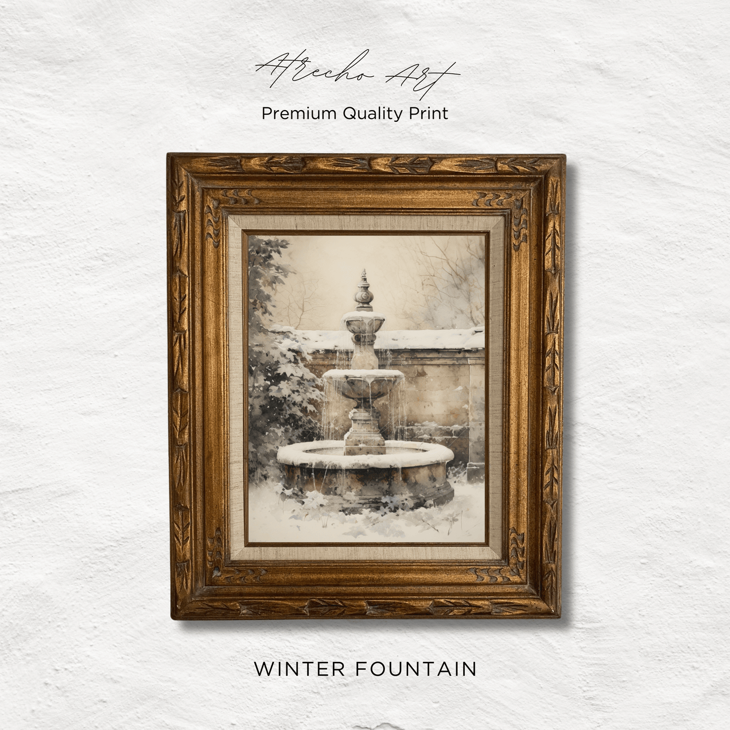 WINTER FOUNTAIN | Printed Artwork | AR38