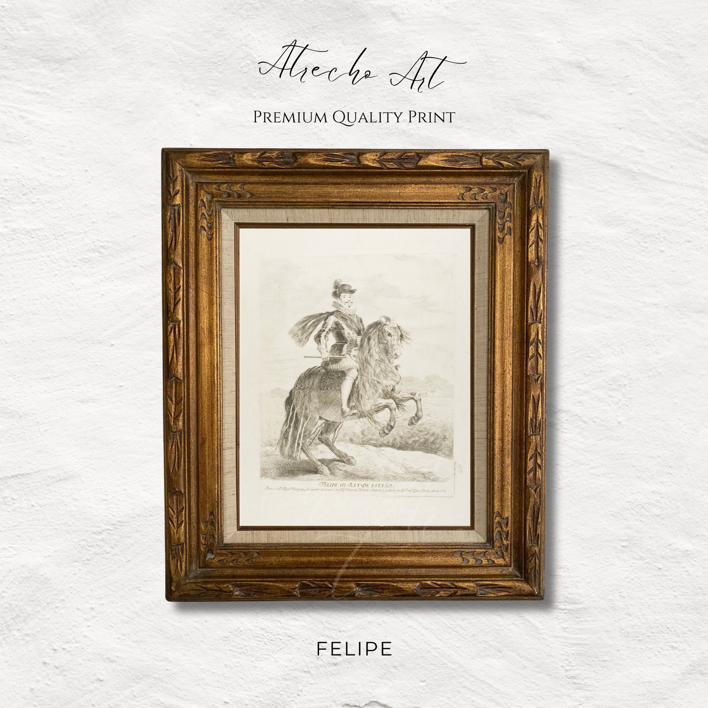 FELIPE III SKETCH | Printed Artwork | PE83