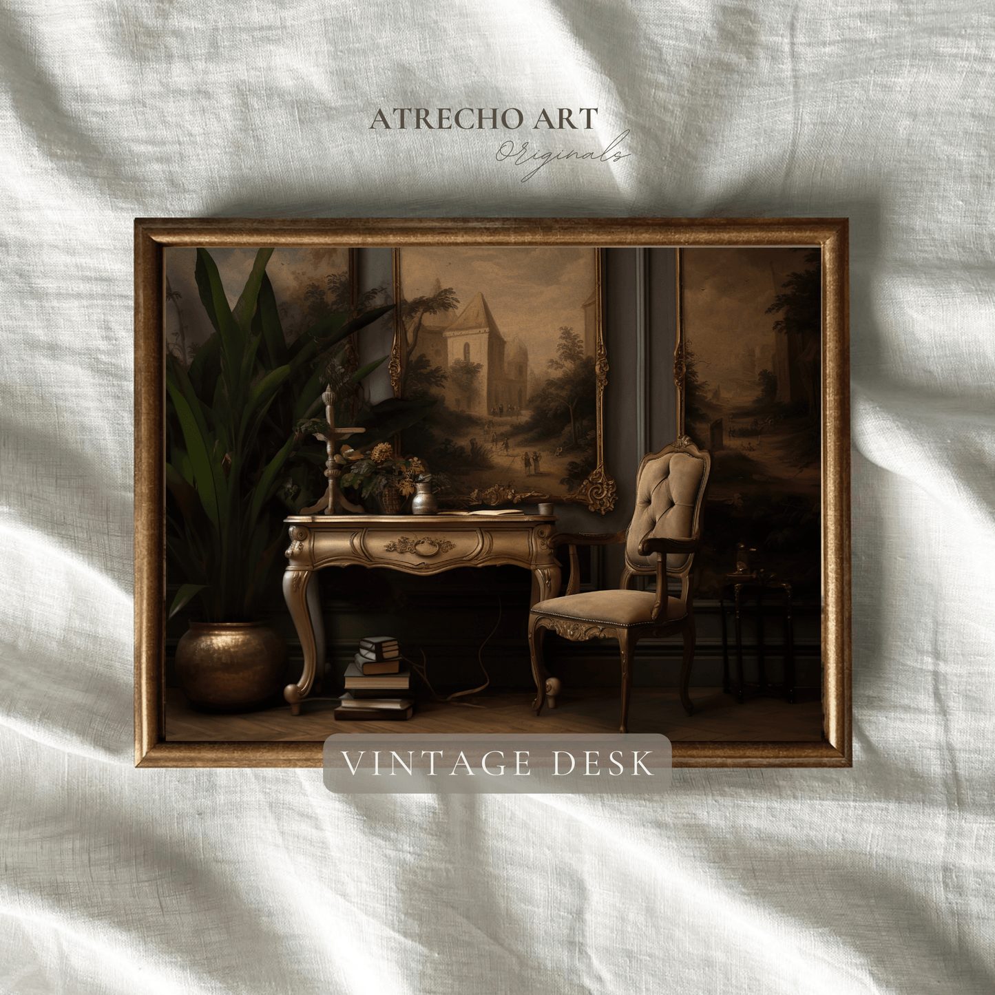 VINTAGE DESK | Printed Artwork | SL10