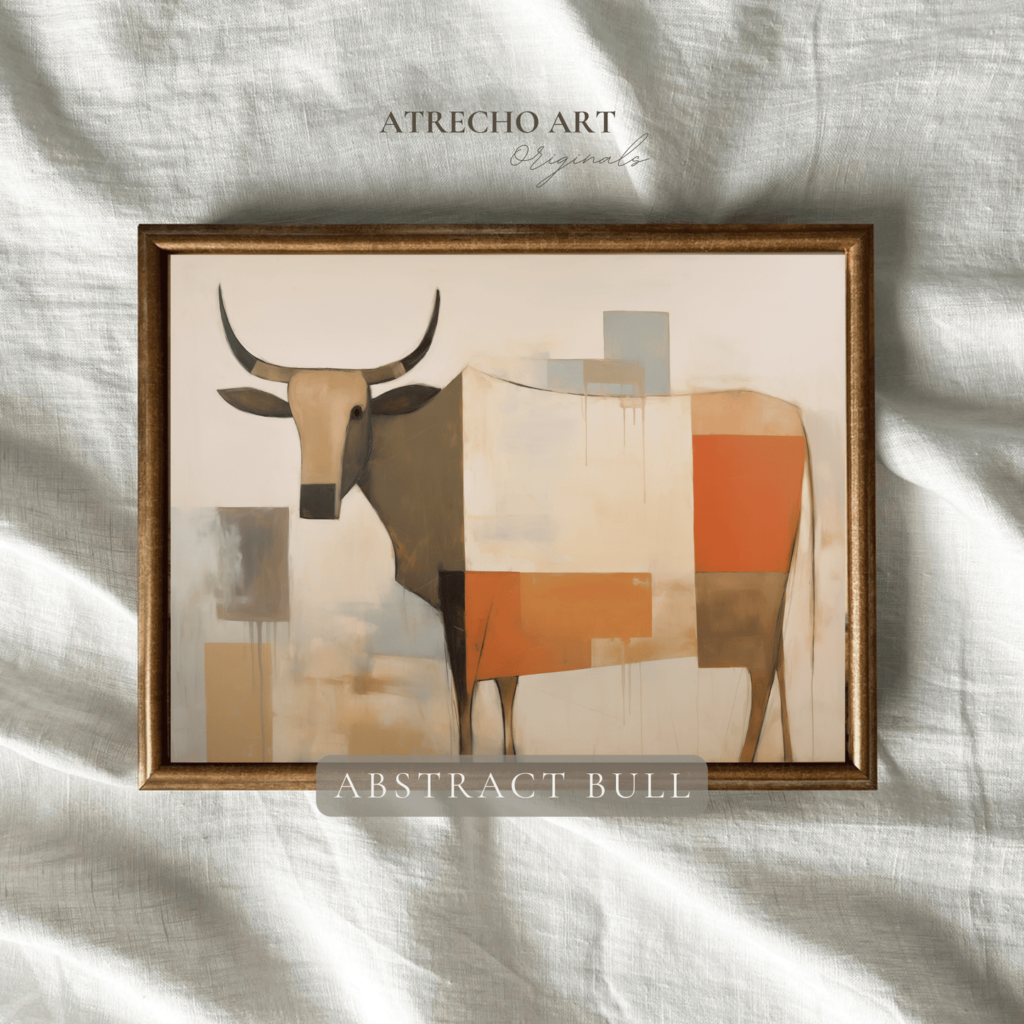 ABSTRACT BULL | Printed Artwork | AB22