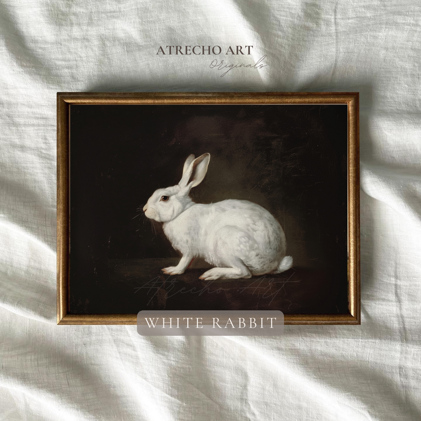 WHITE RABBIT | Printed Artwork | AN88